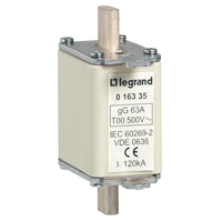 Предохранитель типа gG - размер 00 - с индикатором - 35 A | код 016322 |  Legrand